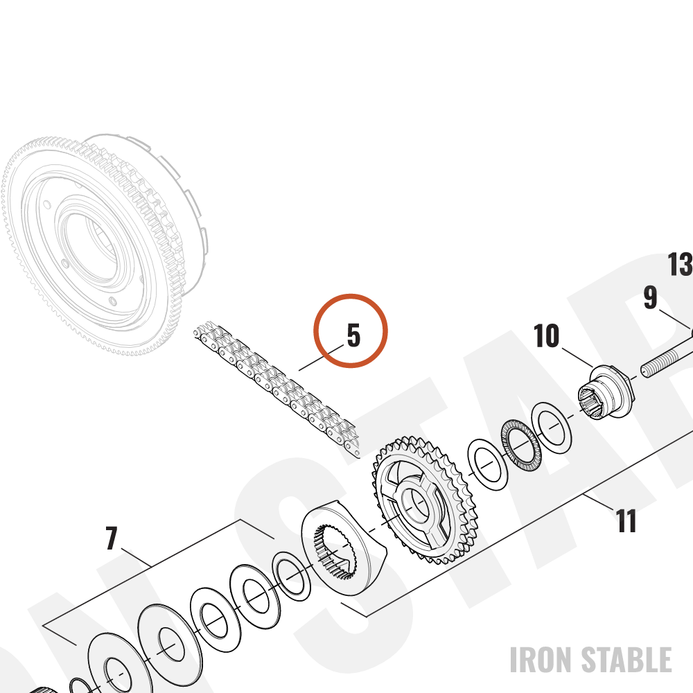 Harley-Davidson Chain, Pri, Drv