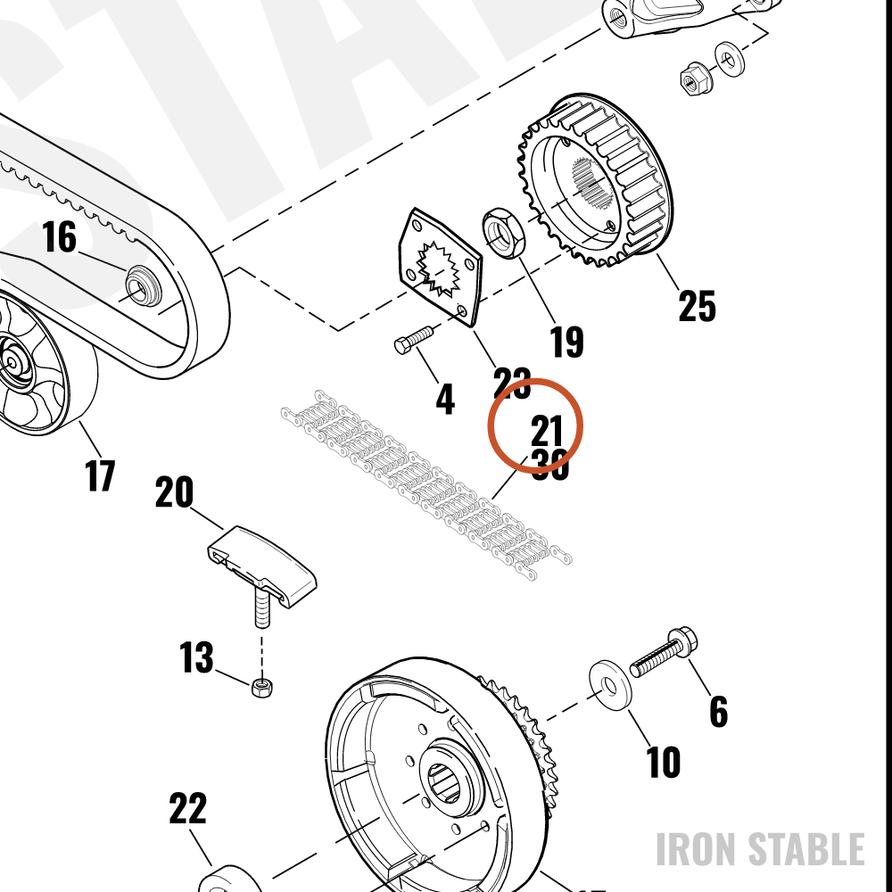 Harley-Davidson Chain, Front Drive