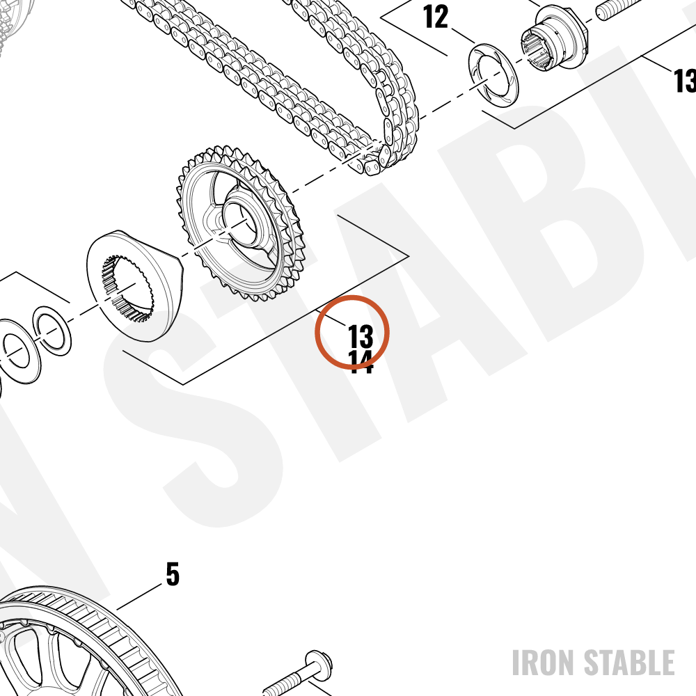 Harley-Davidson Kit, Engn Sprkt, Compensator Ass