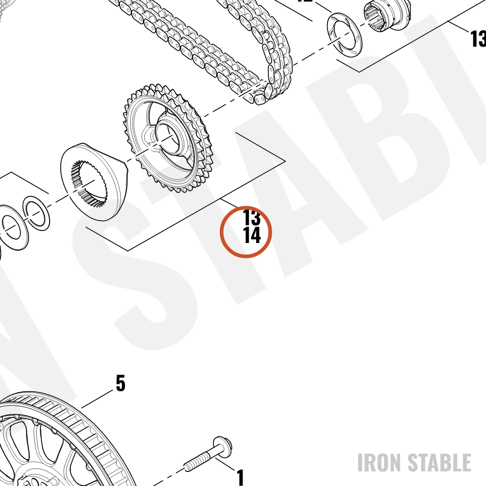 Harley-Davidson Kit, Engn Sprkt, Compensator Ass