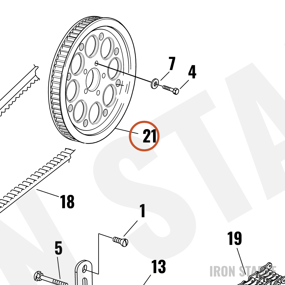 Harley-Davidson Sprocket Assembly, Rr Drv, 70t/Black