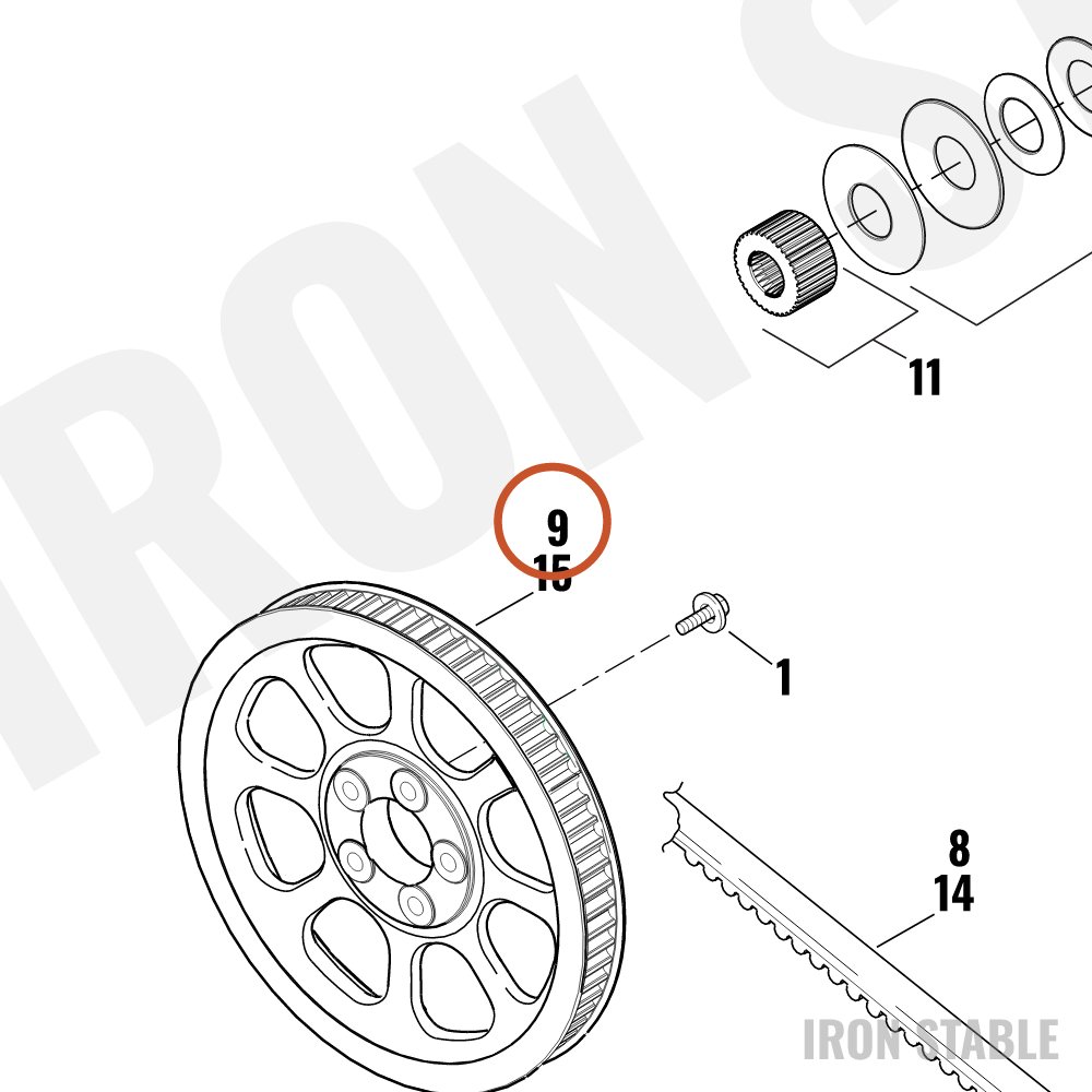 Harley-Davidson Mach, Sprocket Assembly, 66t, Fnl Drv/