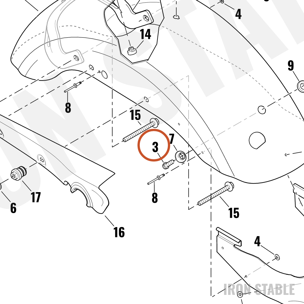 Harley-Davidson Screw Hex Cap
