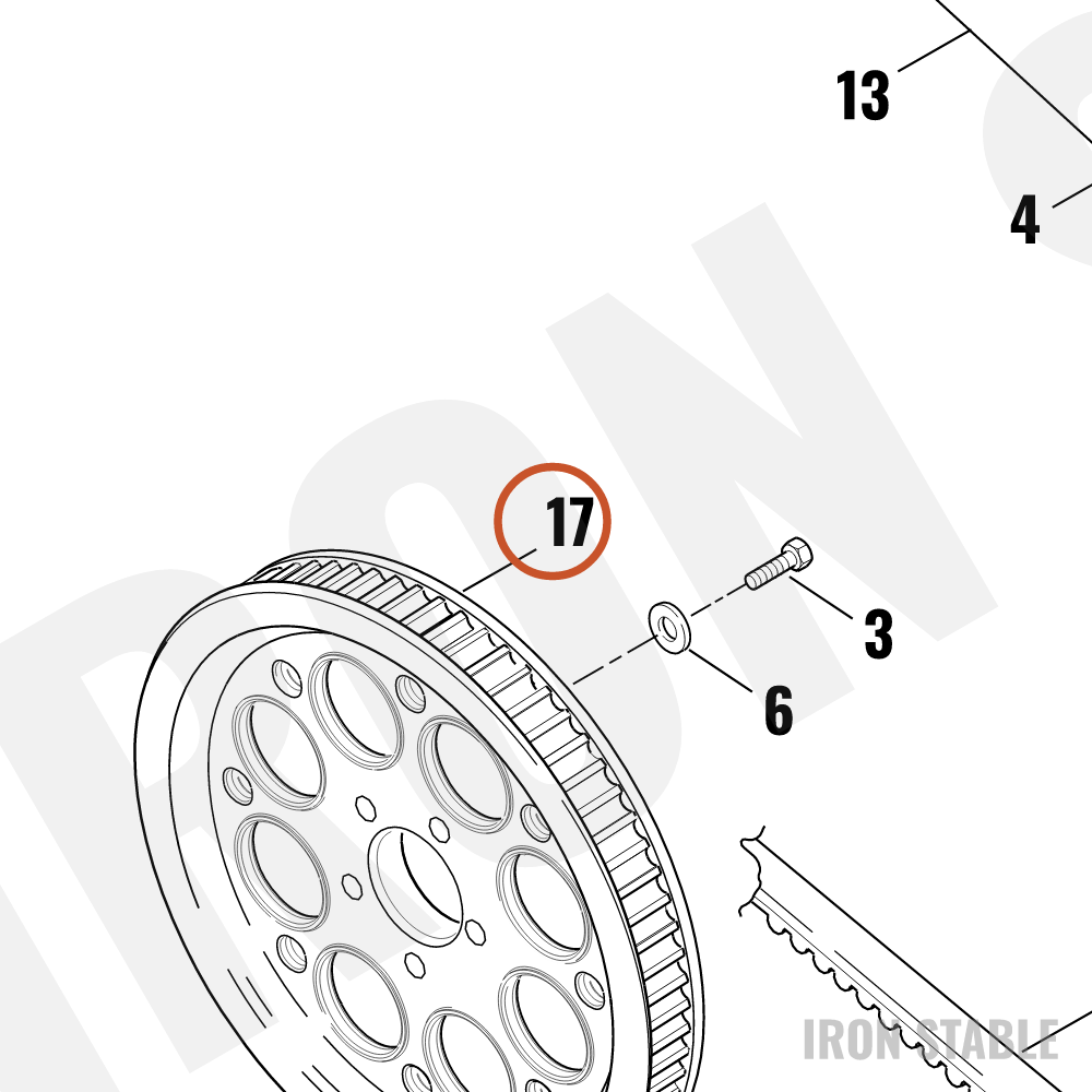 Harley-Davidson Sprocket Assembly, Rr Drv, 70t/Slvr