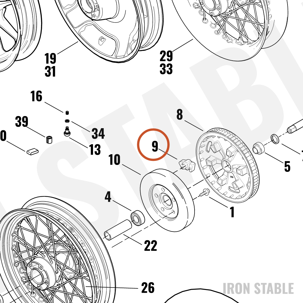 Harley-Davidson Isolator, Rubber