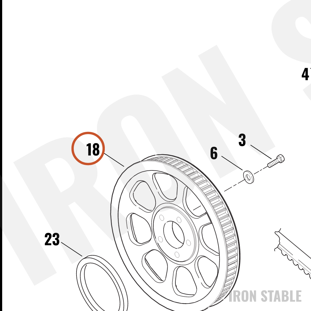 Harley-Davidson Sprocket Assembly, Rr, Fnl Drv, 70t/Bl