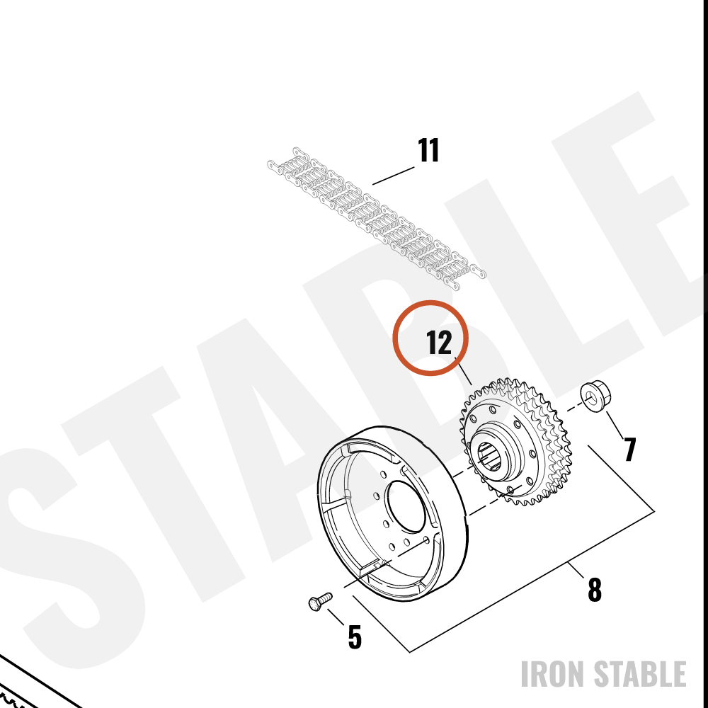 Harley-Davidson Engine Sprocket, 38t