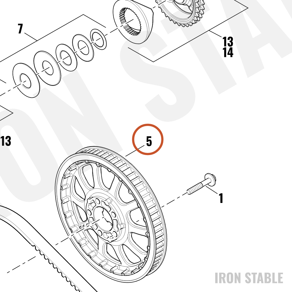 Harley-Davidson Sprocket, Whl, X