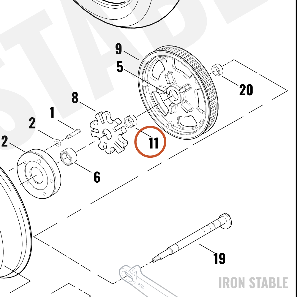 Harley-Davidson Spacer, Wheel Bearing
