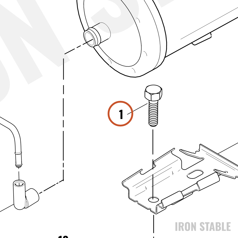 Harley-Davidson Screw, Cust, Hex Shoulder
