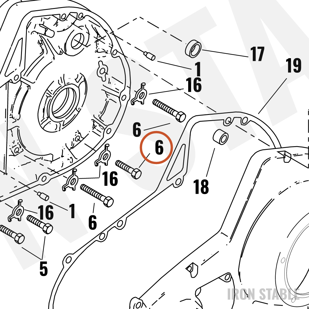 Harley-Davidson Screw, Hex Cap