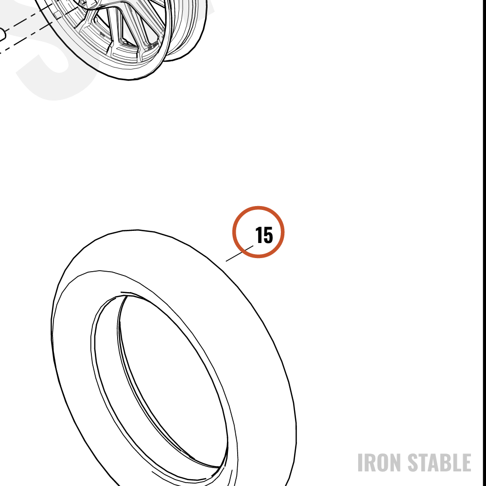 Harley-Davidson Tire, Rr, 150/80b16, Michelin