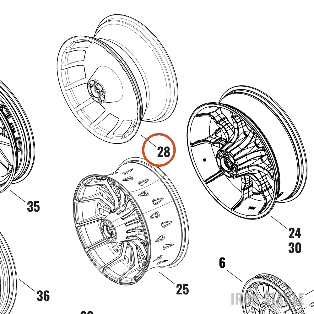 Harley-Davidson Whl, Rr, Disc, Abs, Clr, 18x8