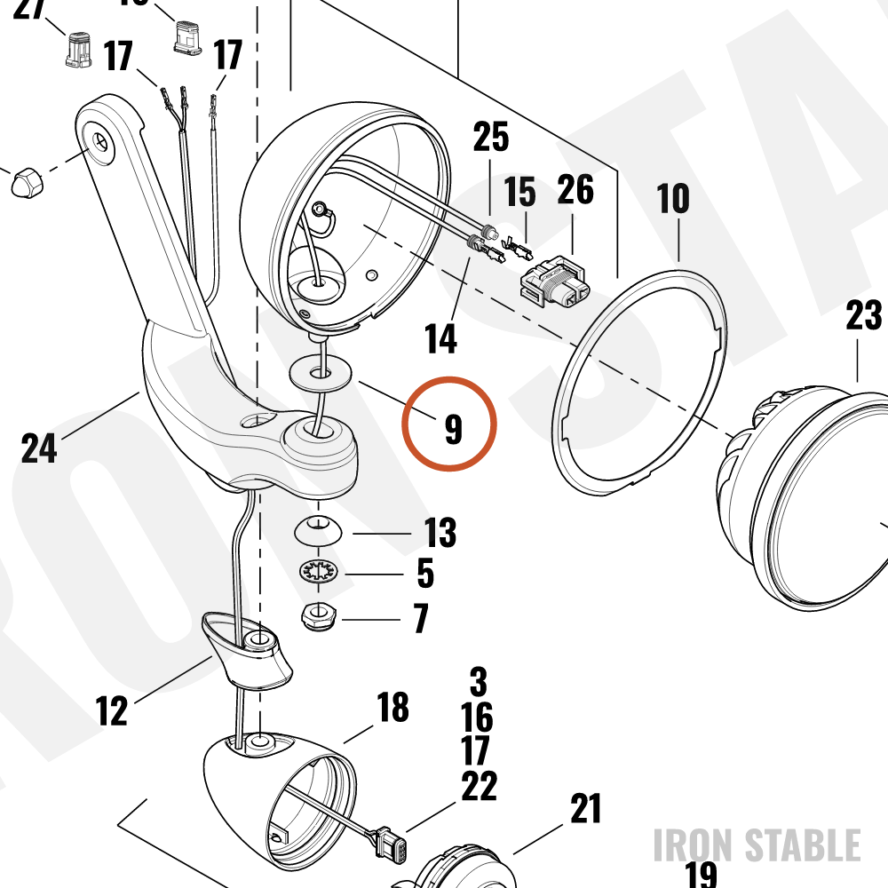Harley-Davidson Isolator, Rubber