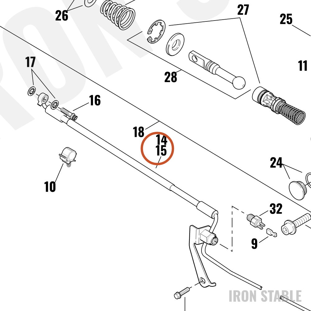 Harley-Davidson Brakeline, Rr M/C-To-Rr Caliper