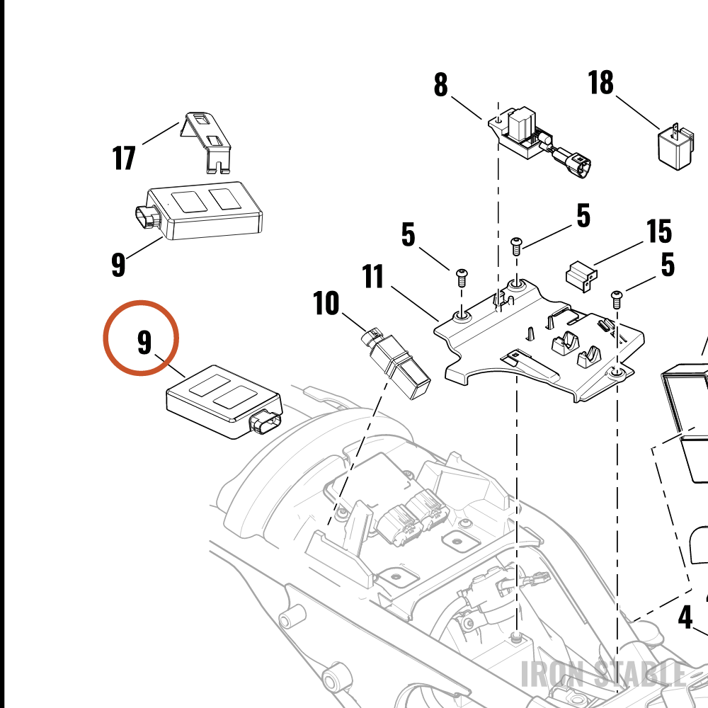 Harley-Davidson Module, Scty Sys Cont, Scty Mdl