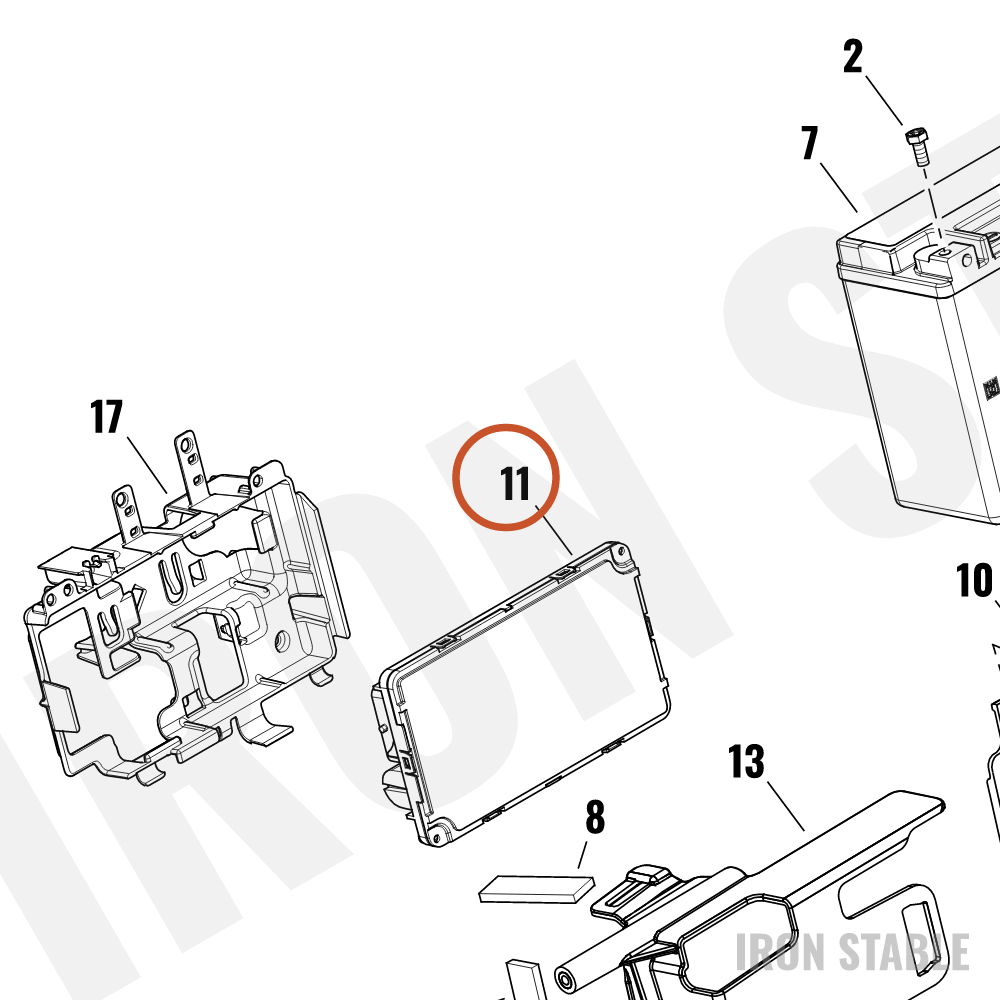 Harley-Davidson Module, Scty Sys Cont, Y-Axis, 4
