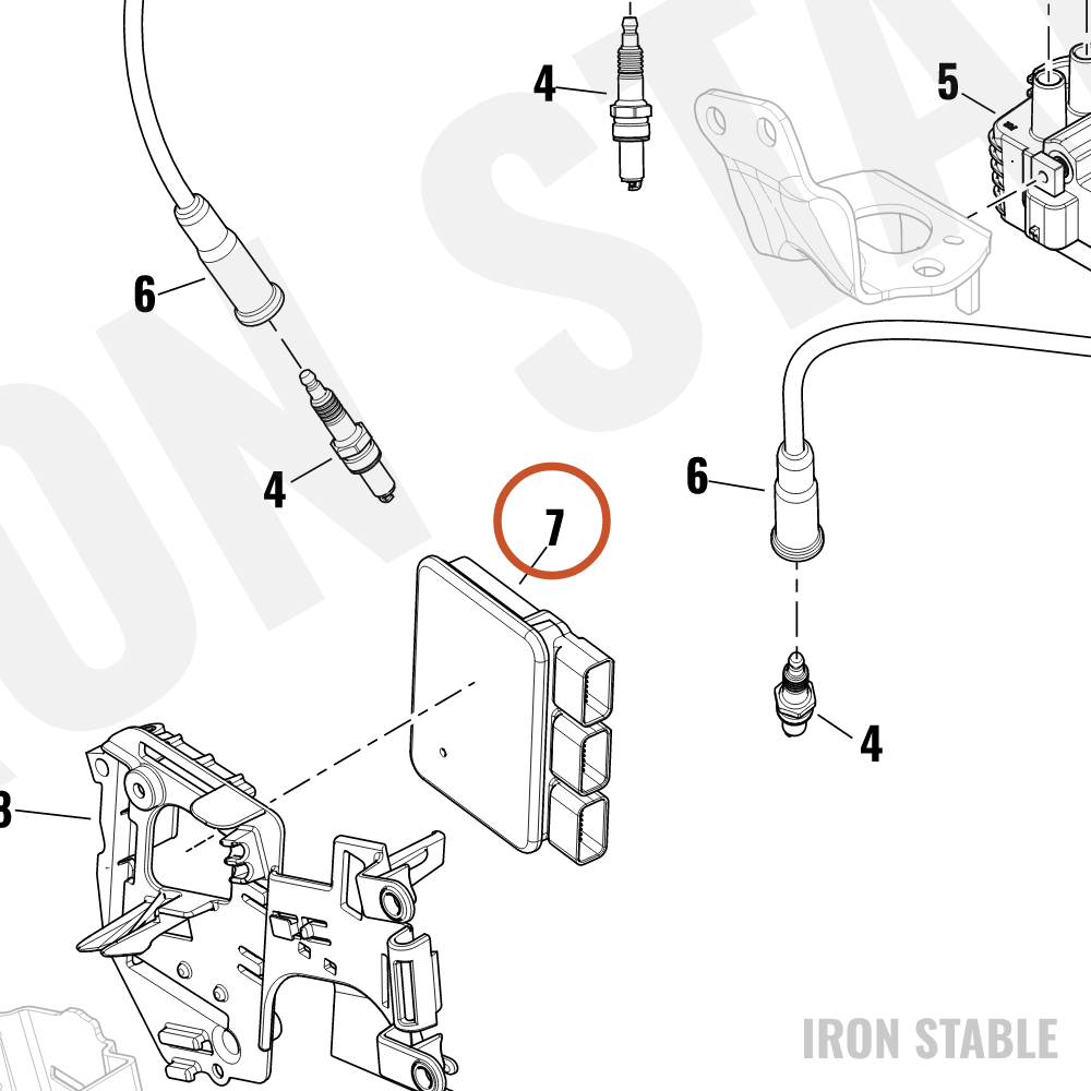 Harley-Davidson Module, Elek Cont, Prgm, Ecm, Four