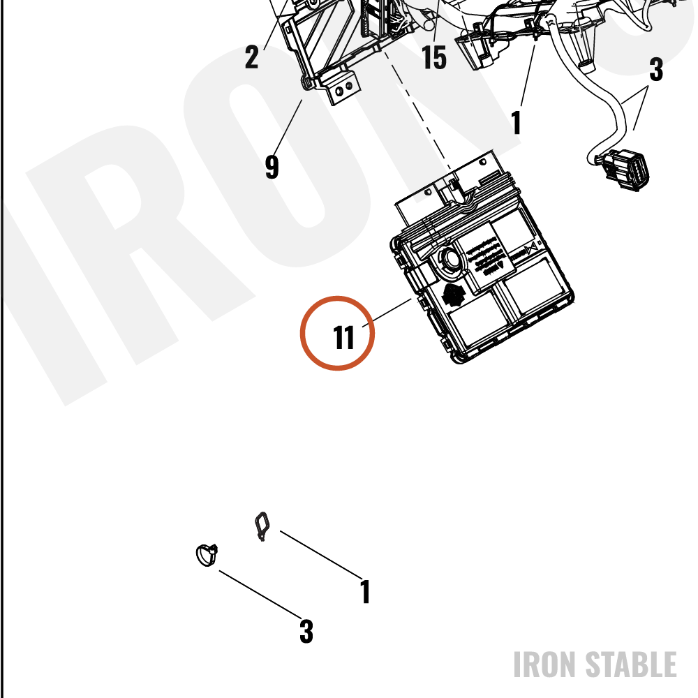 Harley-Davidson Module, Body Cont, 2gii, 3-Axis, 3