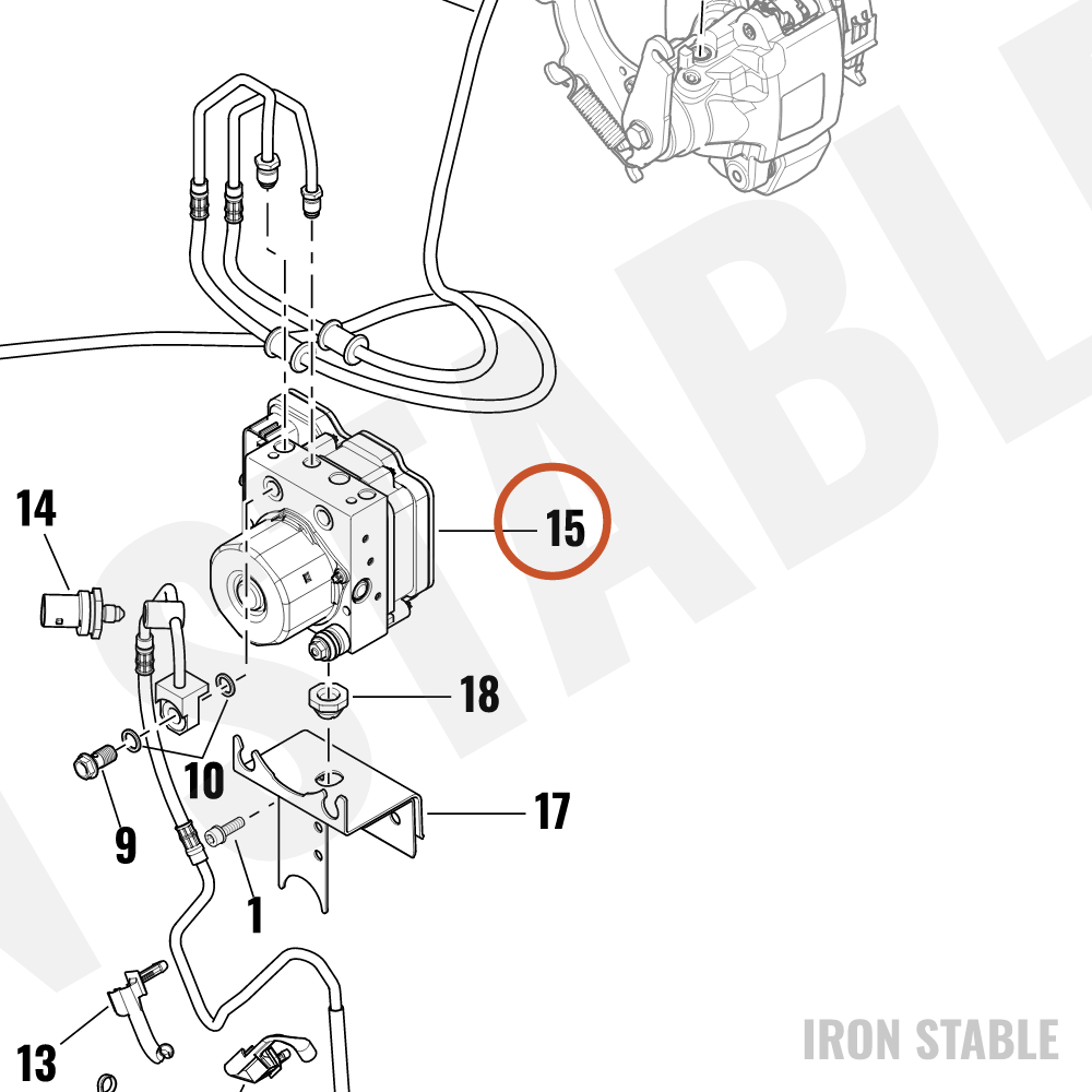 Harley-Davidson Control Unit, Abs Hydr, Svce