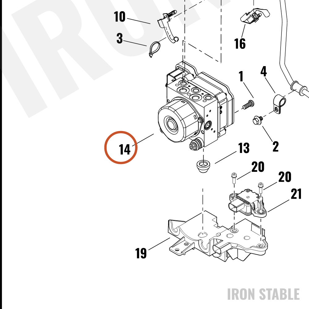 Harley-Davidson Control Unit, Abs, Svce