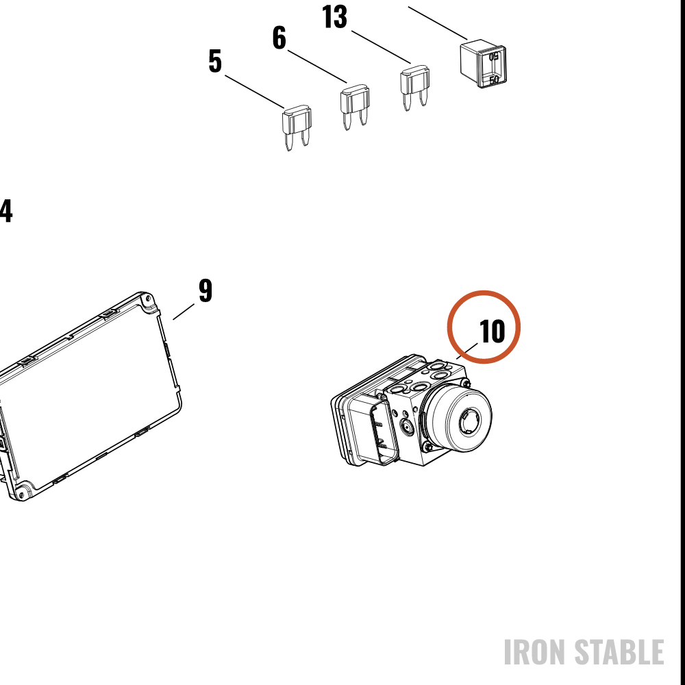 Harley-Davidson Control Unit, Abs, Svce