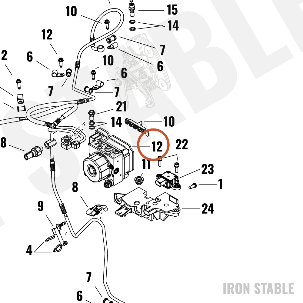 Harley-Davidson Control Unit, Abs, Svce