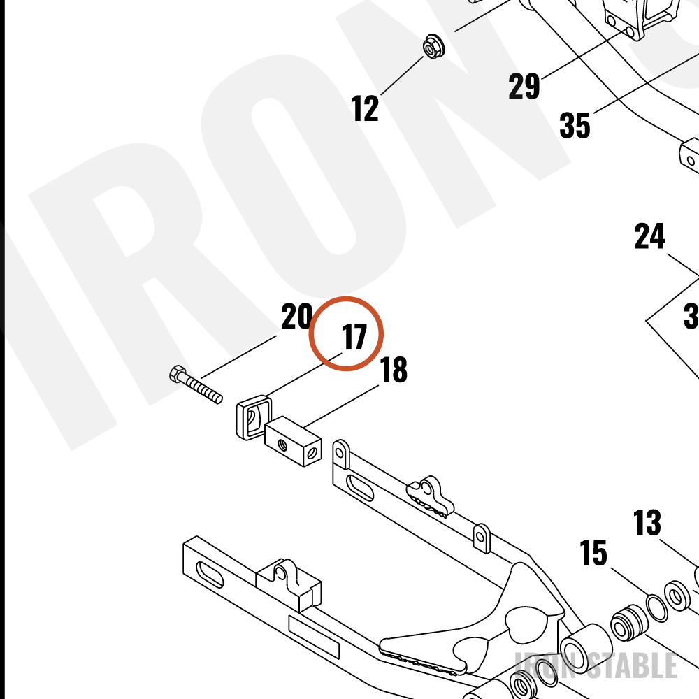 Harley-Davidson Adjuster Plate, Fxd Series