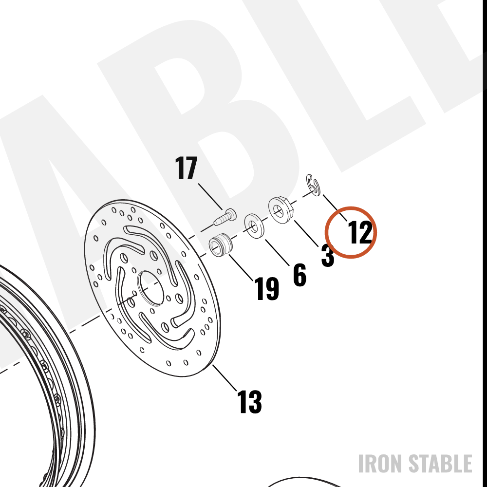 Harley-Davidson Retaining Ring