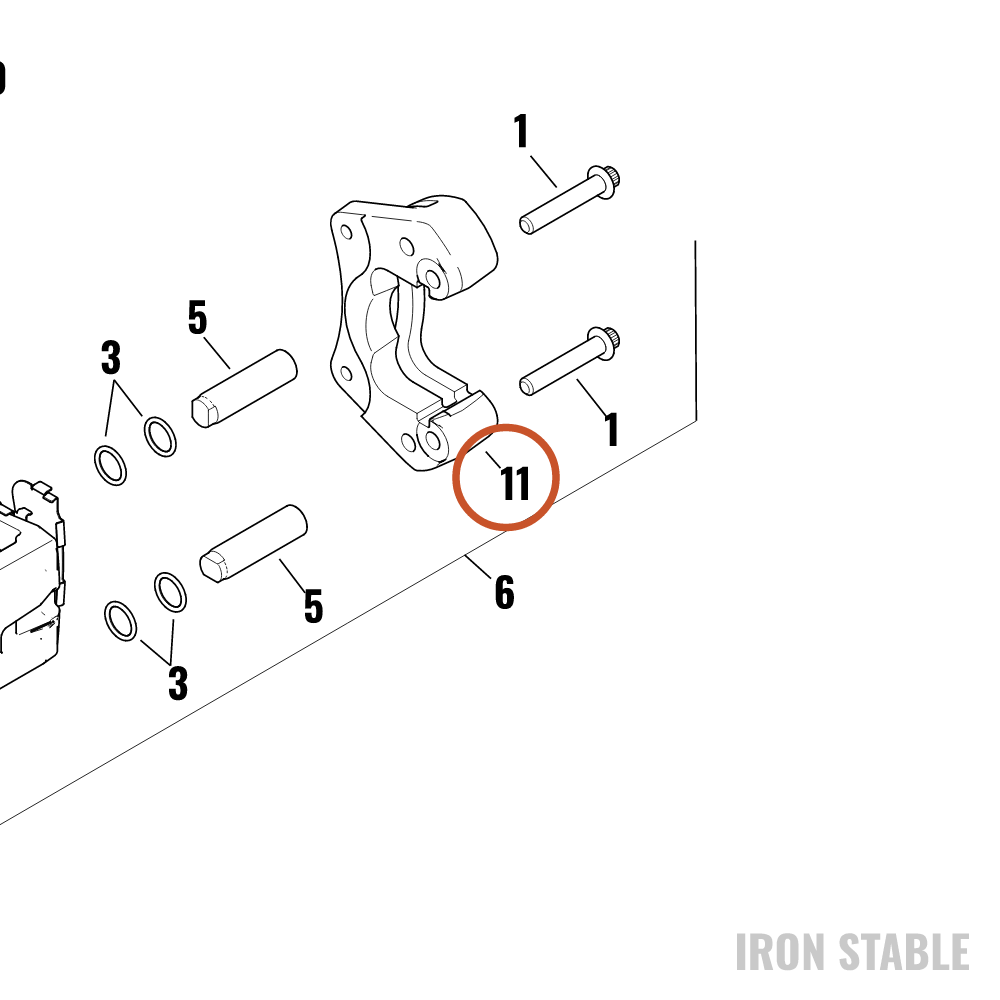 Harley-Davidson Mach'd-Bracket Mount