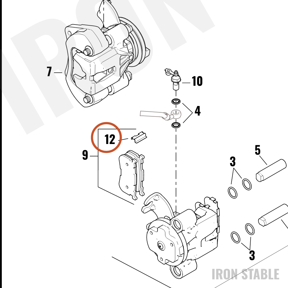 Harley-Davidson Pad Spring