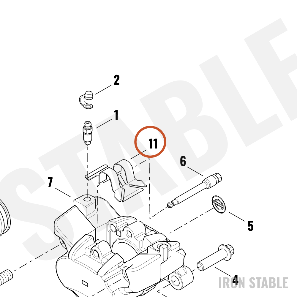 Harley-Davidson Spring, Rr Brakepad