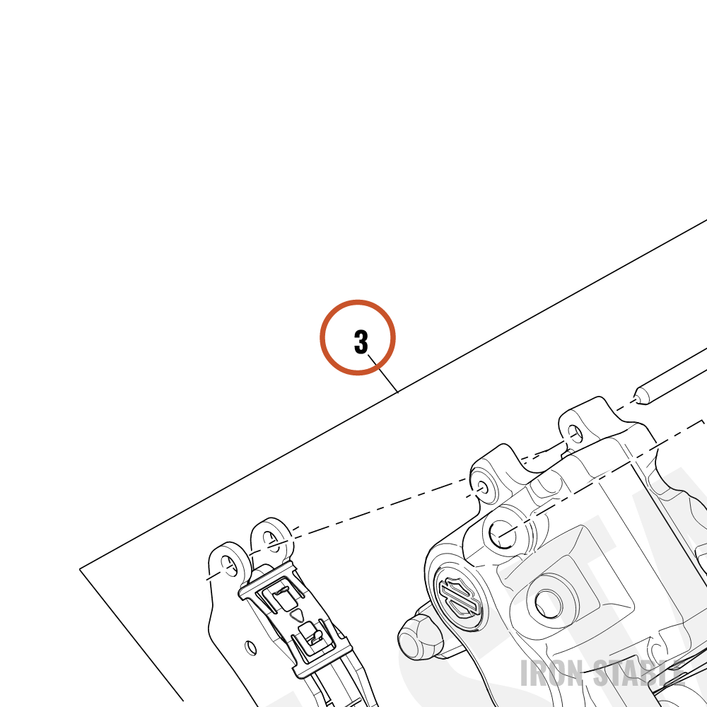 Harley-Davidson Caliper, Brake, Rear