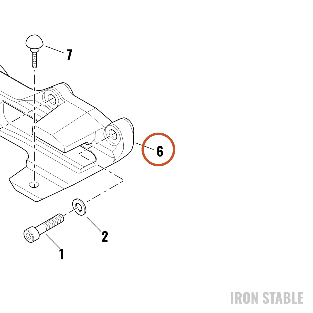 Harley-Davidson Bracket Assembly, Reaction, Caliper, Rr B