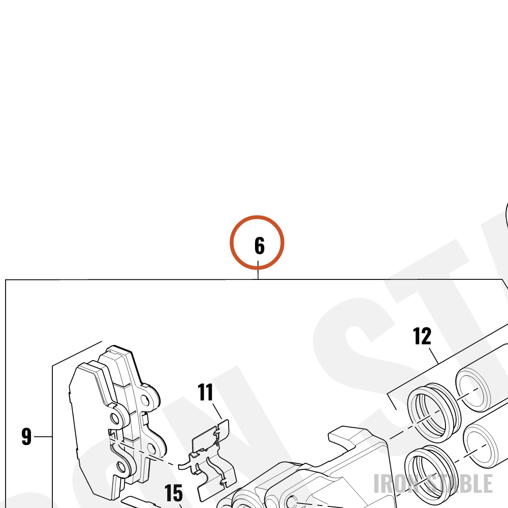 Harley-Davidson Caliper, Brake, Rear