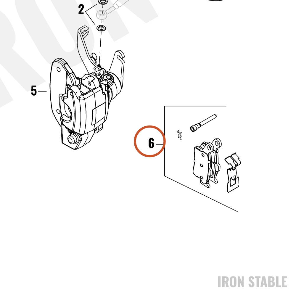 Harley-Davidson Pad, Brake, Assembly