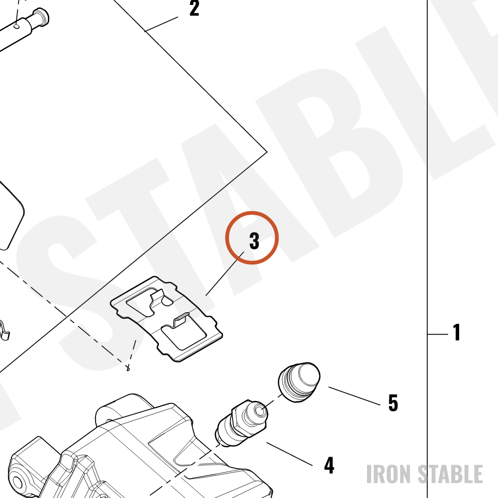 Harley-Davidson Spring, Brake Pad Retg, Rr