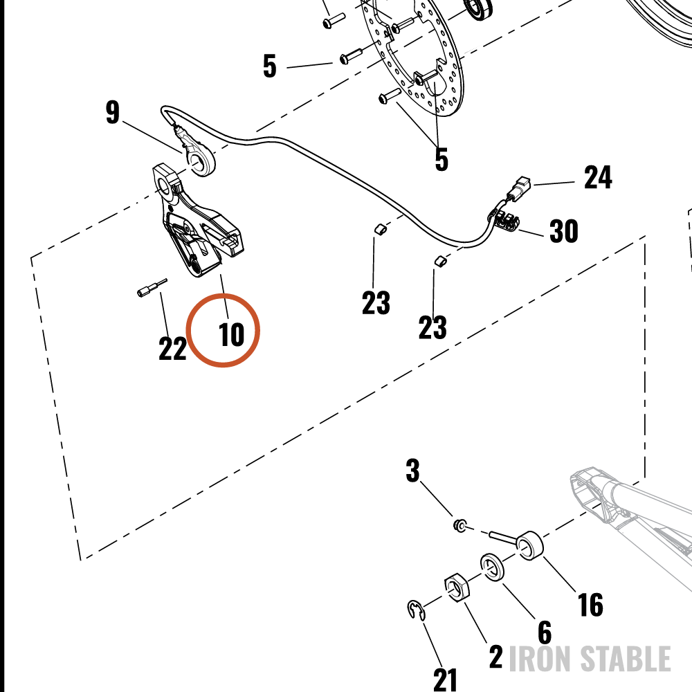 Harley-Davidson Carrier, Brake Caliper, Rr Rctn Br