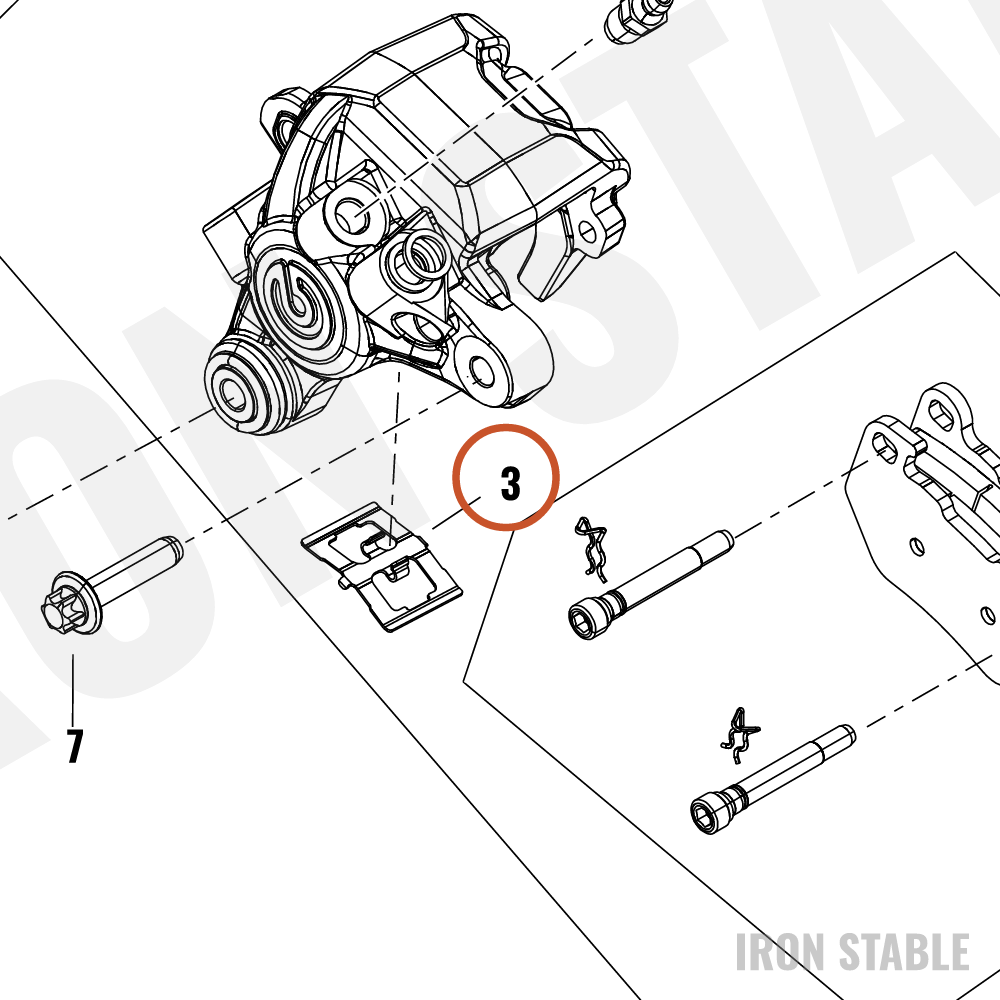 Harley-Davidson Spring, Brake Pad Retg, Rr