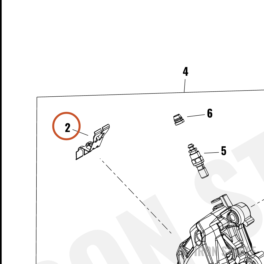 Harley-Davidson Spring, Brake Pad Retg, Fr