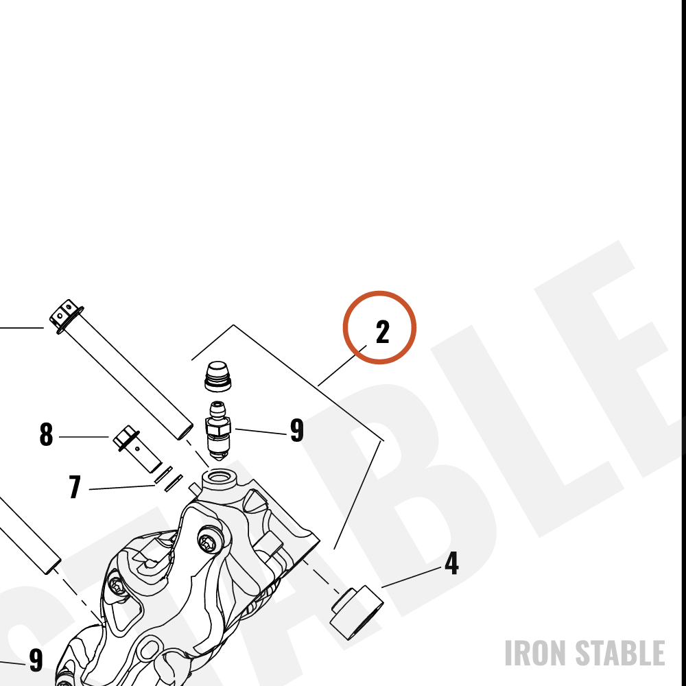 Harley-Davidson Caliper, Brake, Lh, 131rr