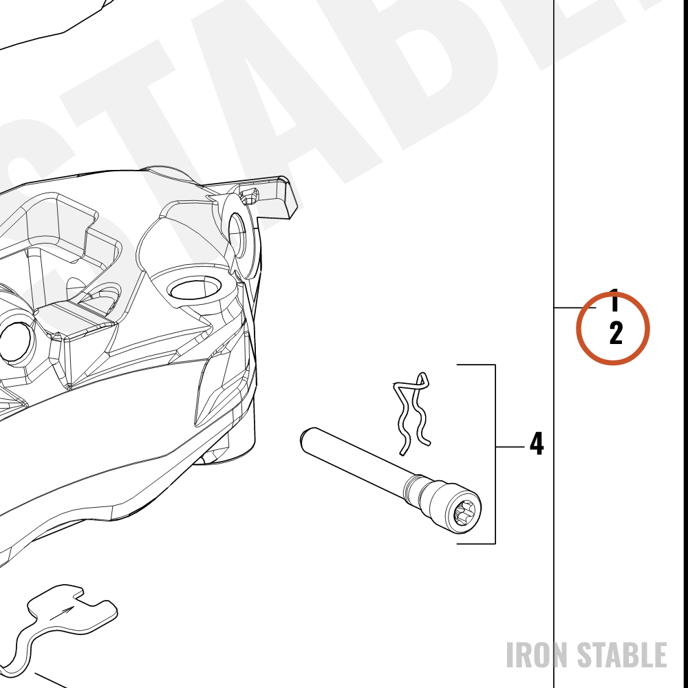 Harley-Davidson Caliper, Brake, Front Right
