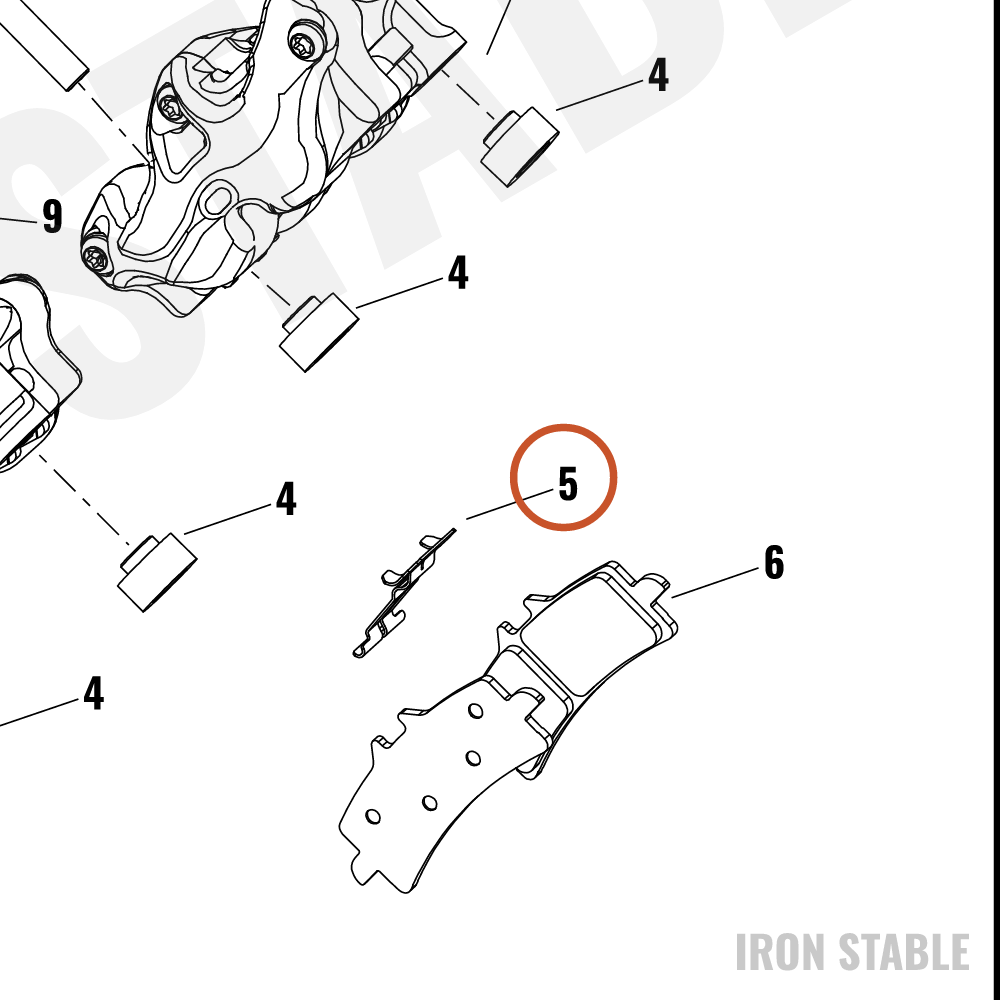 Harley-Davidson Spring, Brake Pad Retg, Fr