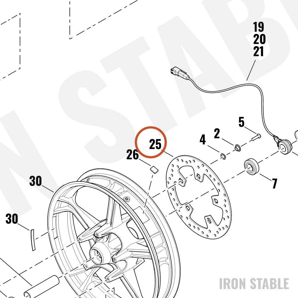 Harley-Davidson Rotor, Brake, X
