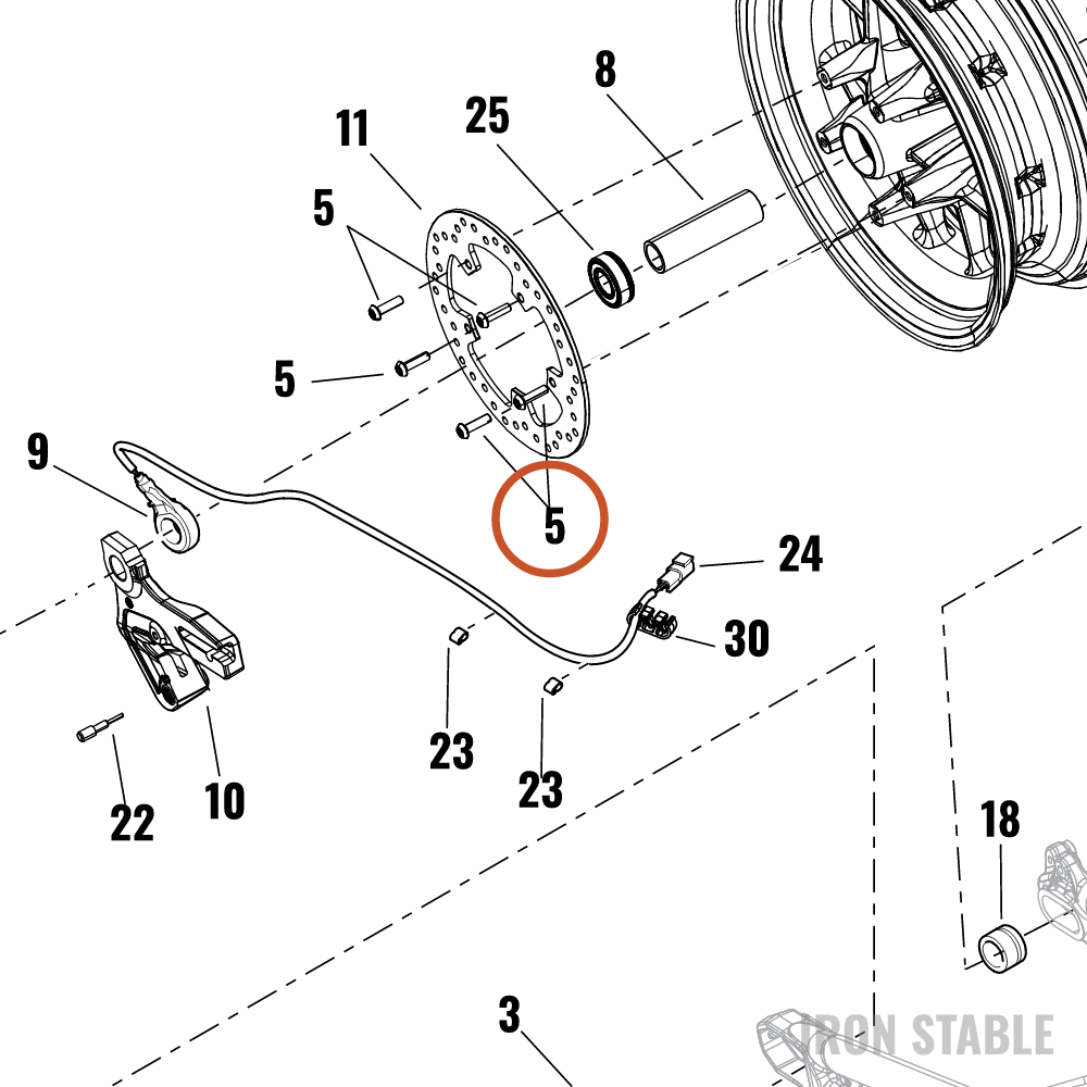 Harley-Davidson Rotor, Brake, X