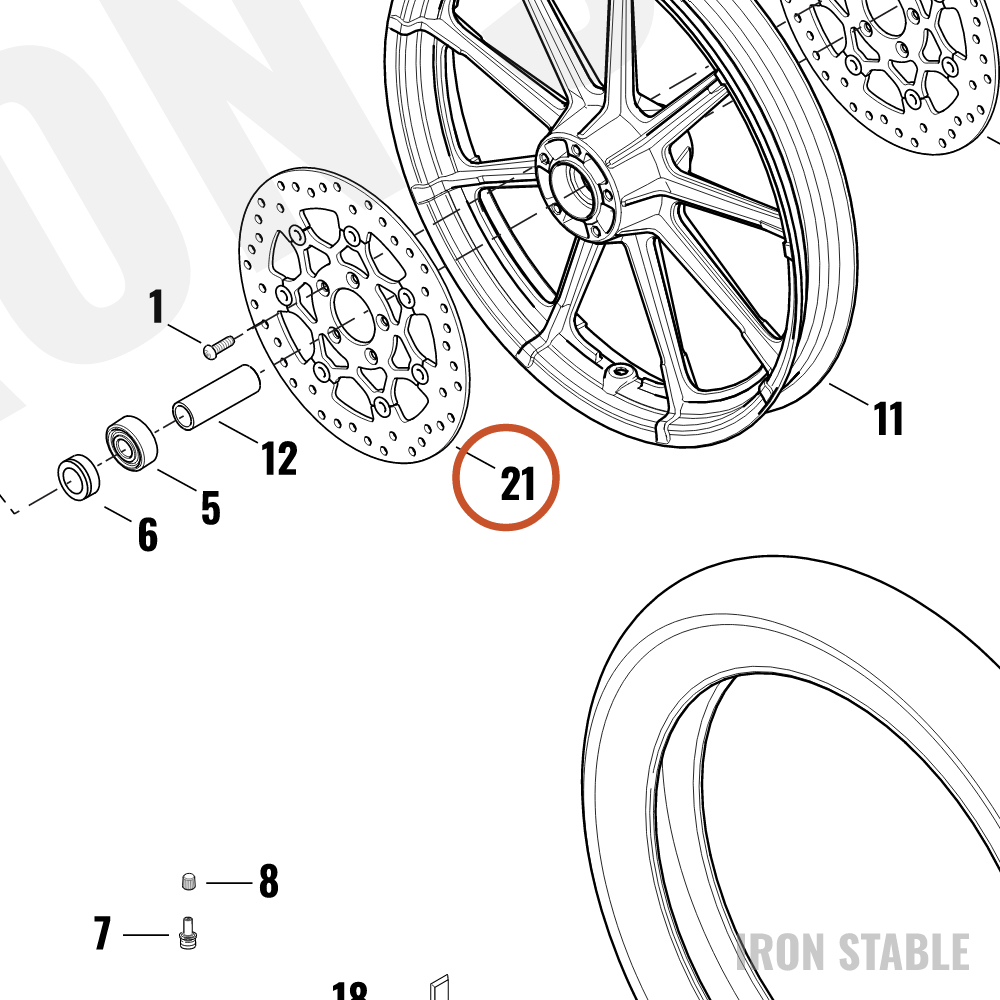 Harley-Davidson Rotor, Brake, X
