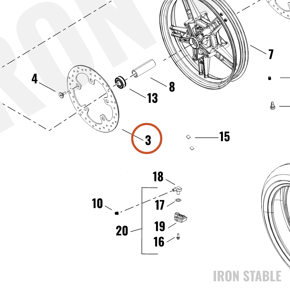 Harley-Davidson Rotor, Brake, Fr, 320mm Floating