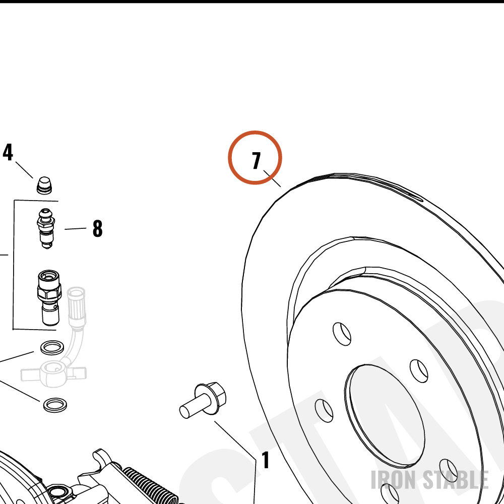 Harley-Davidson Rotor, Brake, 300 Mm, Top Hat