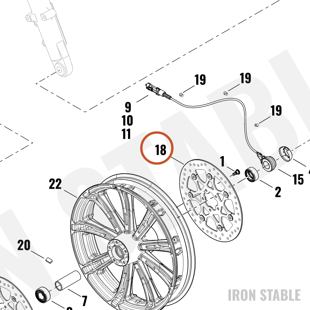 Harley-Davidson Rotor, Brake, Fr, 320mm