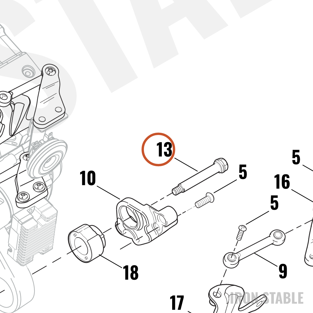 Harley-Davidson Mount, Engn Isol, X